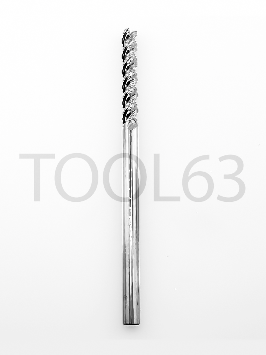 Фреза твердосплавная U D8*50*8*150*3T AL   удл. * /