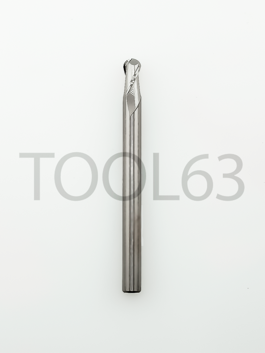 Фреза твердосплавная R3*12*6D*75*2T AL  удл * /