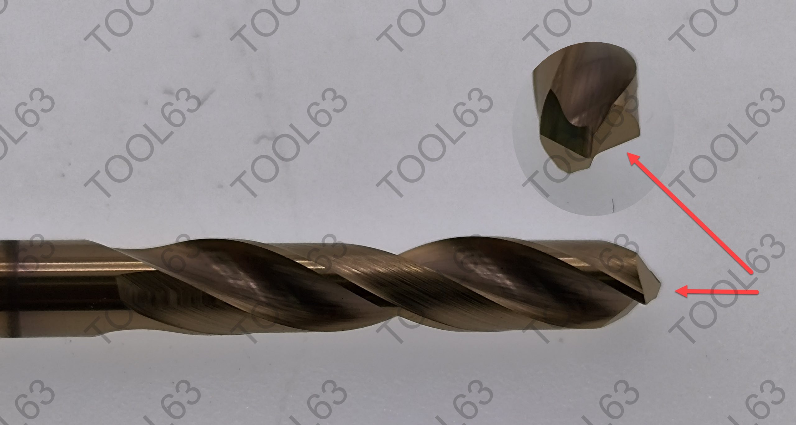 Сверло твердосплавное D4.2 3D 4.2*25*50 bronze