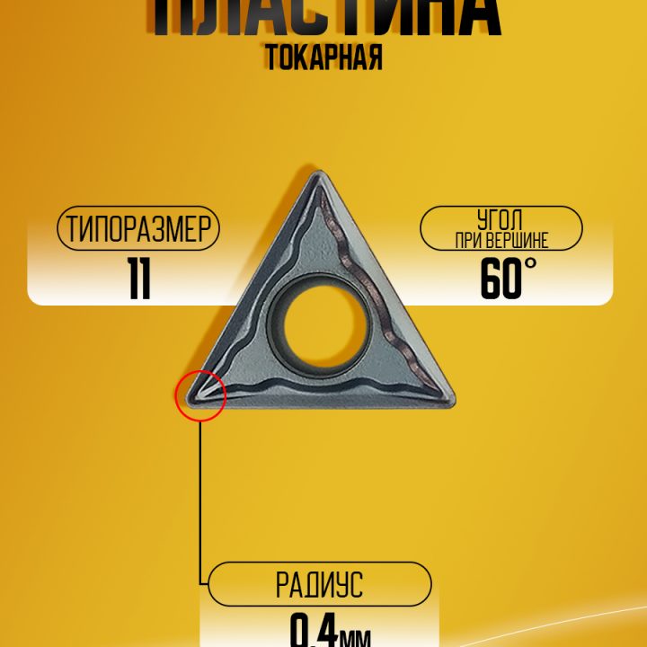 Пластина TCMT110204-GP GM3225