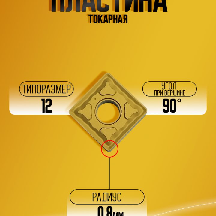 Пластина SNMG120408-GM GP1225