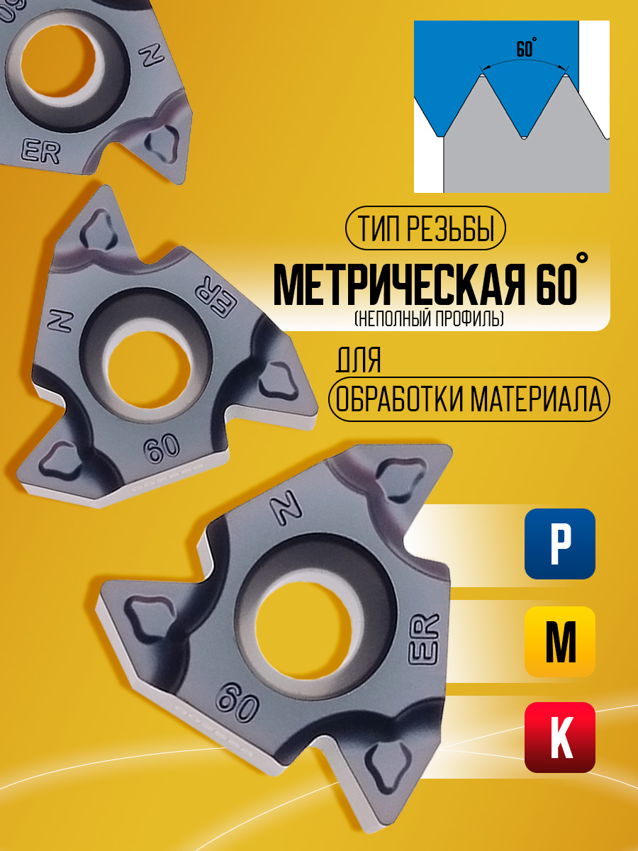 Пластина 22ER N60-TC GM3225