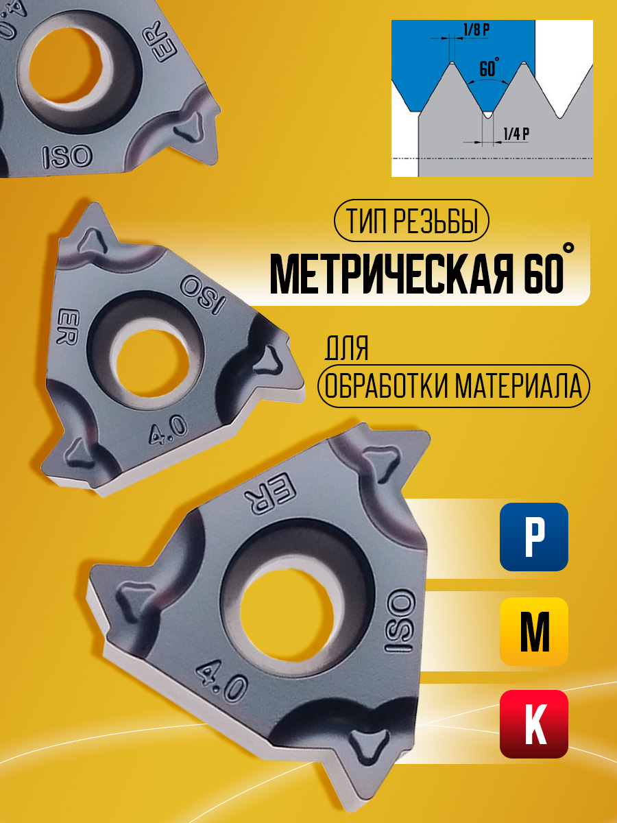 Пластина 22ER 4.00 ISO-TC GM3225