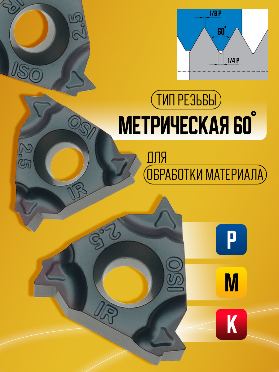 Пластина 16IR 2.50 ISO-TC GM3225