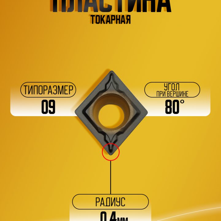 Пластина CCMT09T304-SS HB7035-1