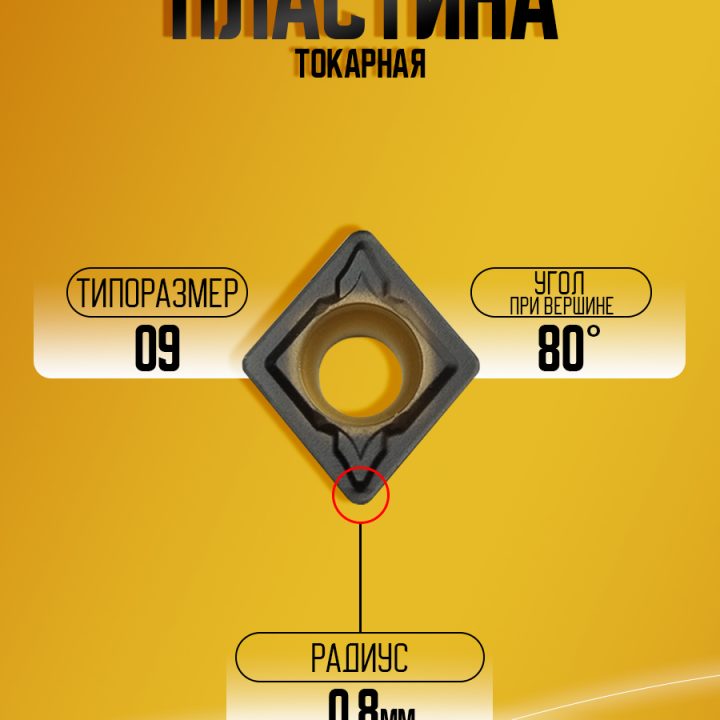 Пластина CCMT09T308-SS HB7010-1