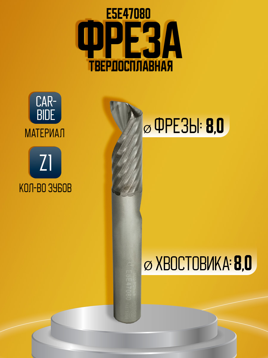 Фреза твердосплавная E5E47080 1F D8 AL *
