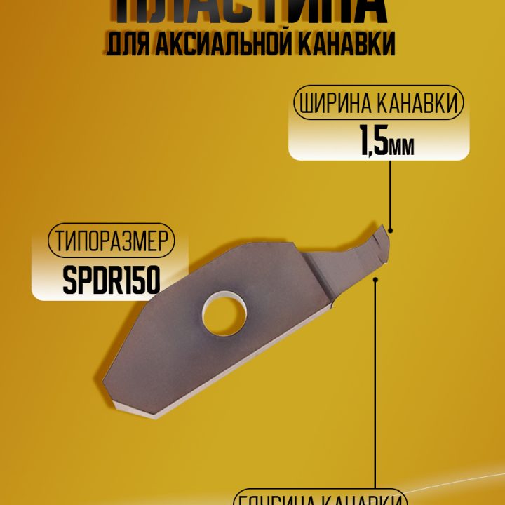 Пластина SPDR150D10 WSM25  KSPDR акс