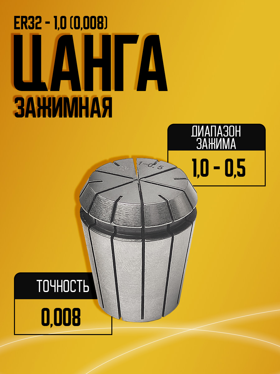 Цанга ER32 1,0 (0.008)