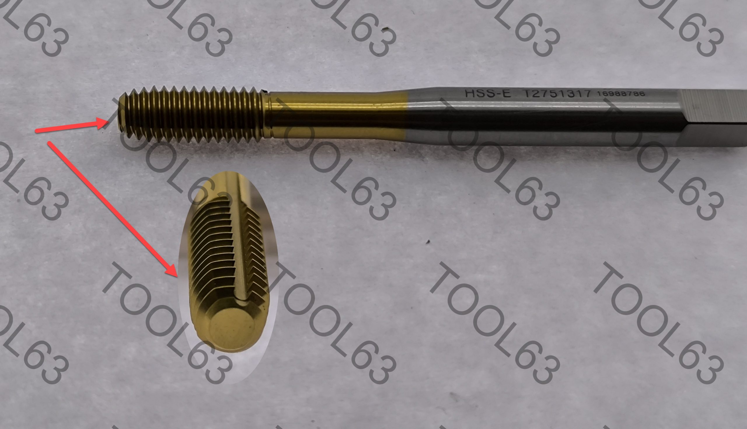 Метчик раскатник T2751 М6 TIN
