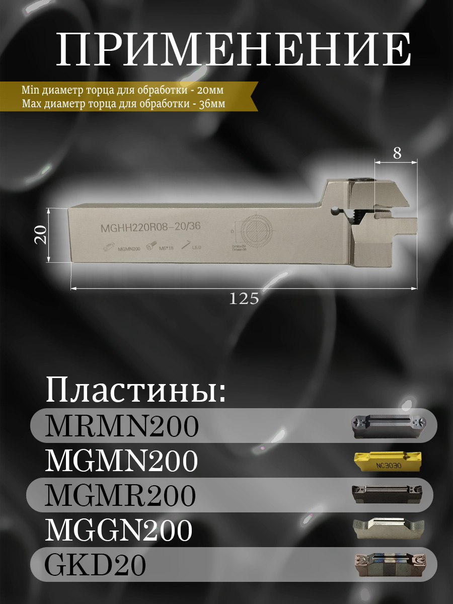 Державка MGHH220R08-20/36
