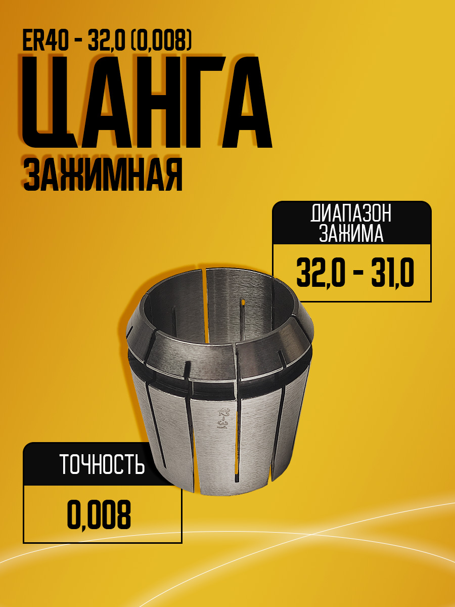 Цанга ER40 32,0 (0.008)