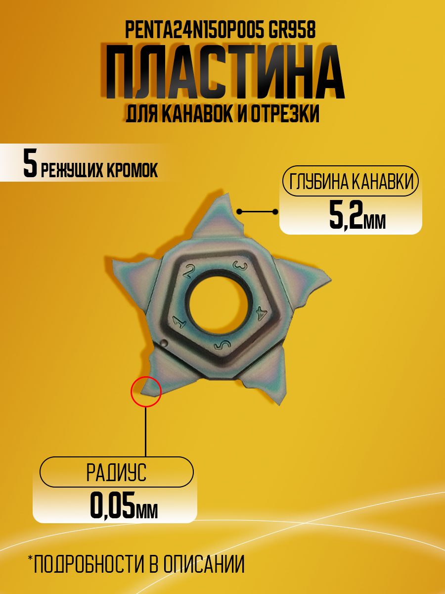 Пластина PENTA24N150P005 GR958